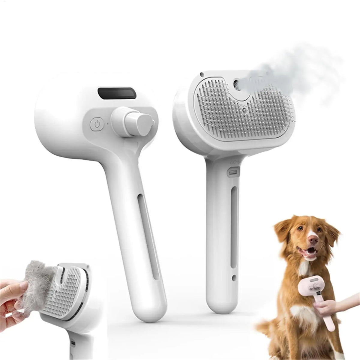 Mist-Assist Pet Grooming Brush