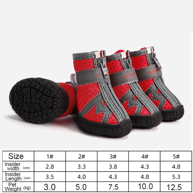 Dog Walking Shoes for Hot Pavement