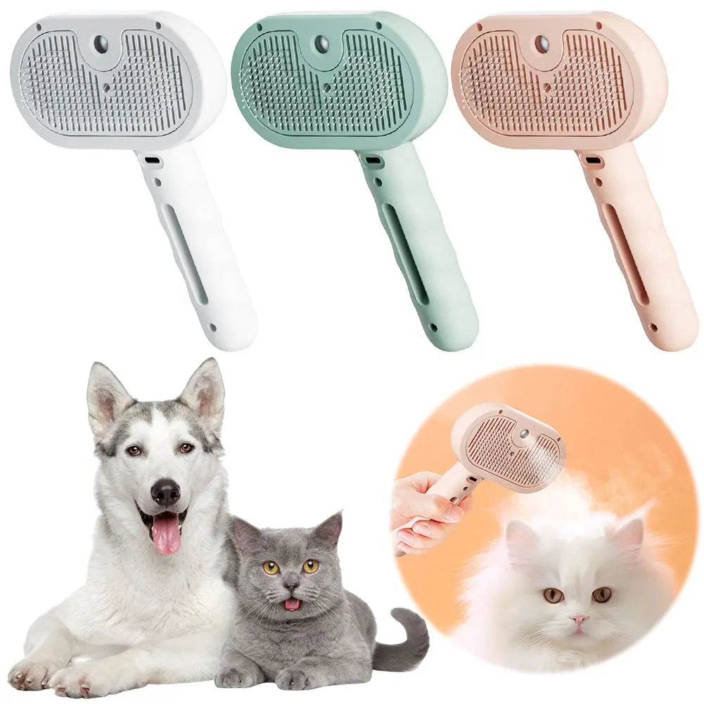Mist-Assist Pet Grooming Brush