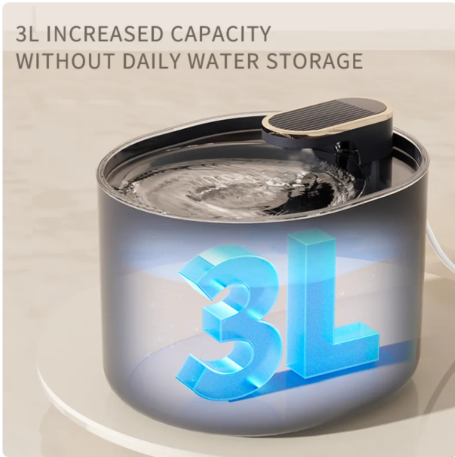 3L USB Pet Water Fountain for Cats & Dogs